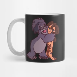 Tarzan and Terk Hugs Mug